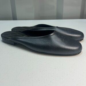Victoria's Secret Slip On Flat Navy Blue Loafers Size Medium NIB House Shoes